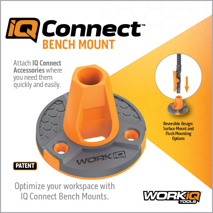 IQ Connect™ Hands Free Accessory System (With 3 Bench Mounts) Work IQ