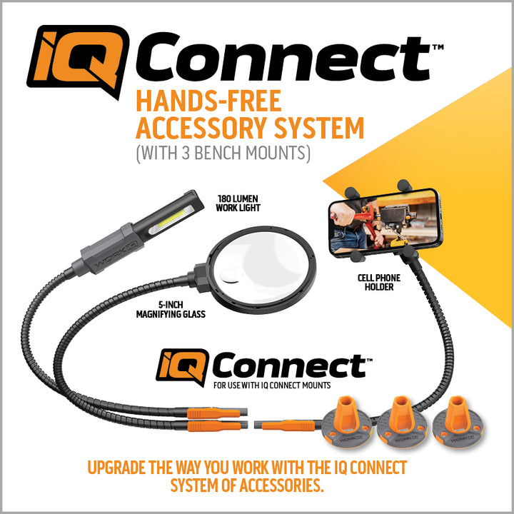 IQ Connect™ Hands-Free Accessory System (With 3 Bench Mounts)